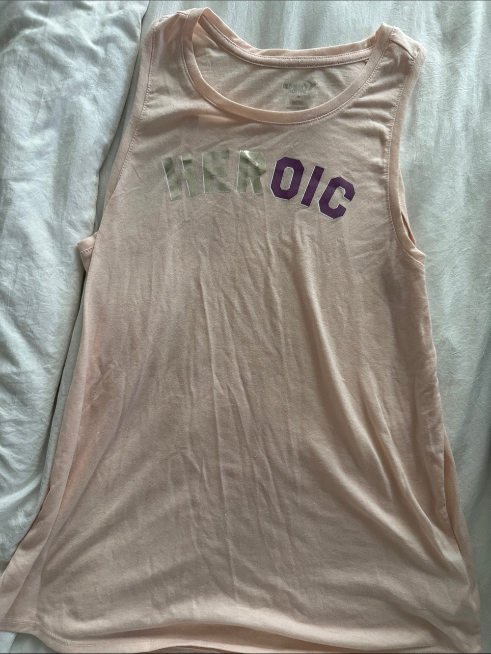Old navy Women’s Pink Graphic Muscle Tank Top - HEROIC